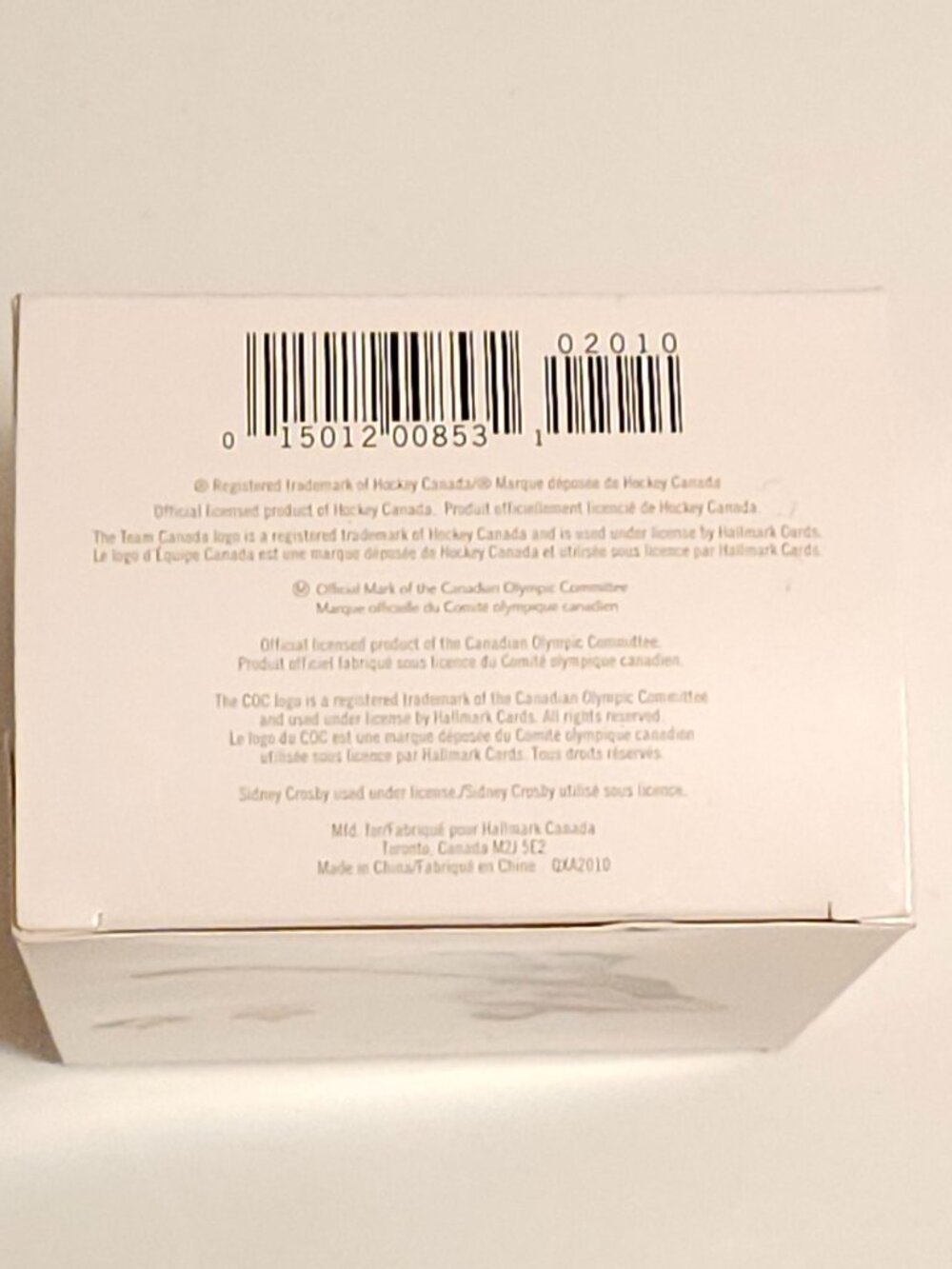 SIDNEY CROSBY HALLMARK 2010 OLYMPIC GOLD MEDALLIST CANADIAN EXCLUSIVE RARE - Picture 4 of 6